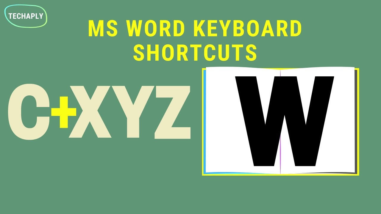 ctrl-x-y-z-in-ms-word-keyboard-shortcuts-techaply-youtube