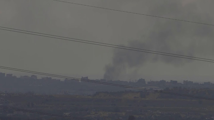 Smoke billows over Gaza strip as fighting rages in central and southern areas