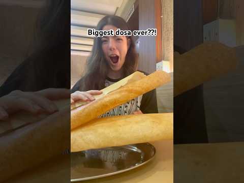 BIGGEST DOSA EVER India Food Travel