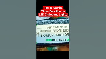 How to Use the Timer Function on LED Christmas Lights – NOMA Easy Timer Guide #noma #cristmasdecor