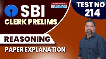 SBI CLERK PRELIMS |SBI CLERK REASONING| PRACTICE SET AND SHORTCUT TRICKS