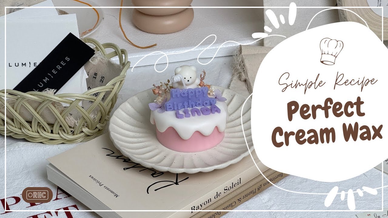 Perfect Cream Wax for Candle Cakes | Whipped Soy Wax Tutorial for Beginners