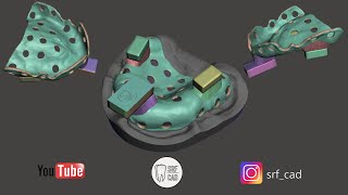 MESHMIXER DENTAL:Come creare un portaimpronta con il manico  impression tray full denture PTM custom