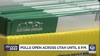 Polls open across Utah until 8 p.m. Tuesday