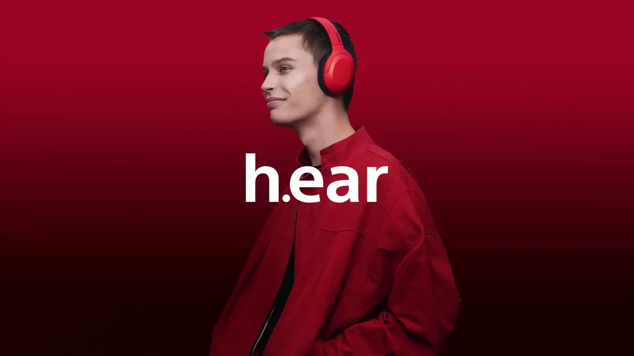 Беспроводные наушники с шумоподавлением WH-H910N h.ear on 3