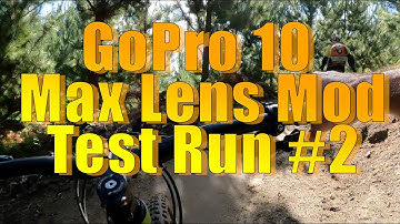 Testing the GoPro Max Lens Mod on a GoPro 10 - Test Run #2 - Mountain Biking Rotorua
