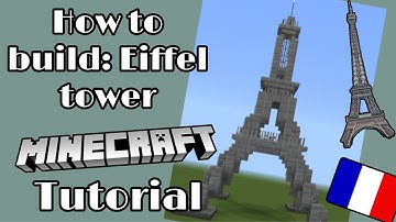 How to build: Eiffel Tower *Tutorial* (Small scale) in Minecraft
