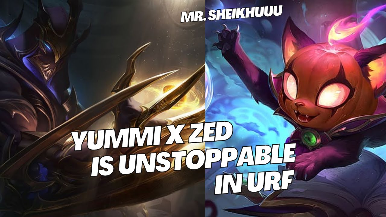 Zed & Yuumi combo are TOO BROKEN in URF - league of legends - Mr. SHeikhuuu