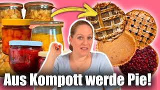 Schafft Platz im Vorratsschrank! Wie man aus Kompott, Mus, Marmelade und Co einen Pie zaubert! 🧚‍♀️