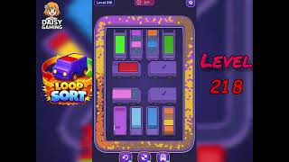 Loop Sort Level 218 Walkthrough