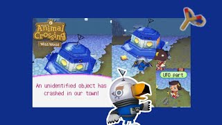 Shooting Down Gulliver's UFO in Animal Crossing Wild World screenshot 2