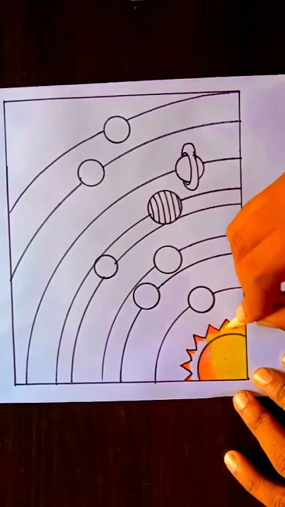 How to Draw Solar System/Solar System Drawing/Solar System Planets Drawing/Solar System/Planet Art