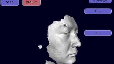 Ponta Scan - Fine 3D Scanning of Face with XYZPrinting Handheld 3D Scanner