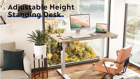 DEVAISE | Height Adjustable Electric Standing Desk Assembly 2021