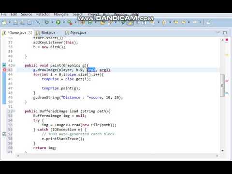 Java flappy bird part 6 : final part - YouTube