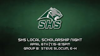 SHS Local Scholarship Night, Seniors Alpha E-K