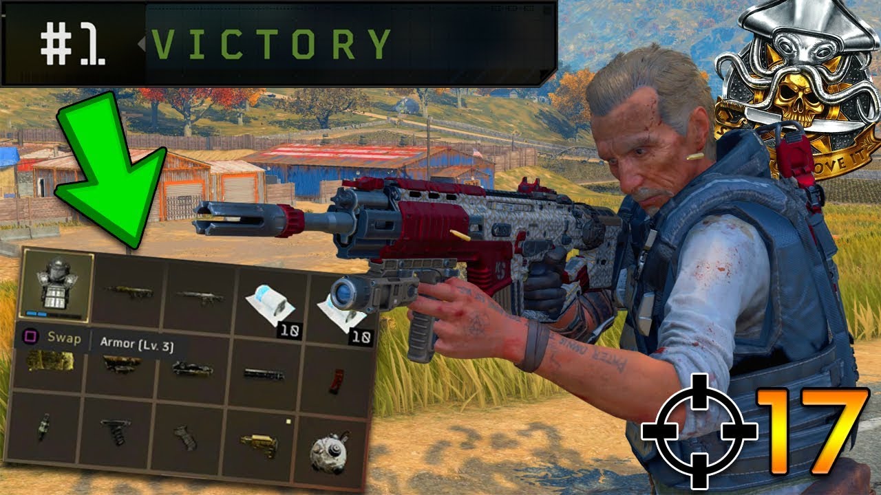 NEW BLACKOUT LOOTING MENU FOR CONSOLE IS AMAZING! 17 Kill Solo Win (Black Ops 4)