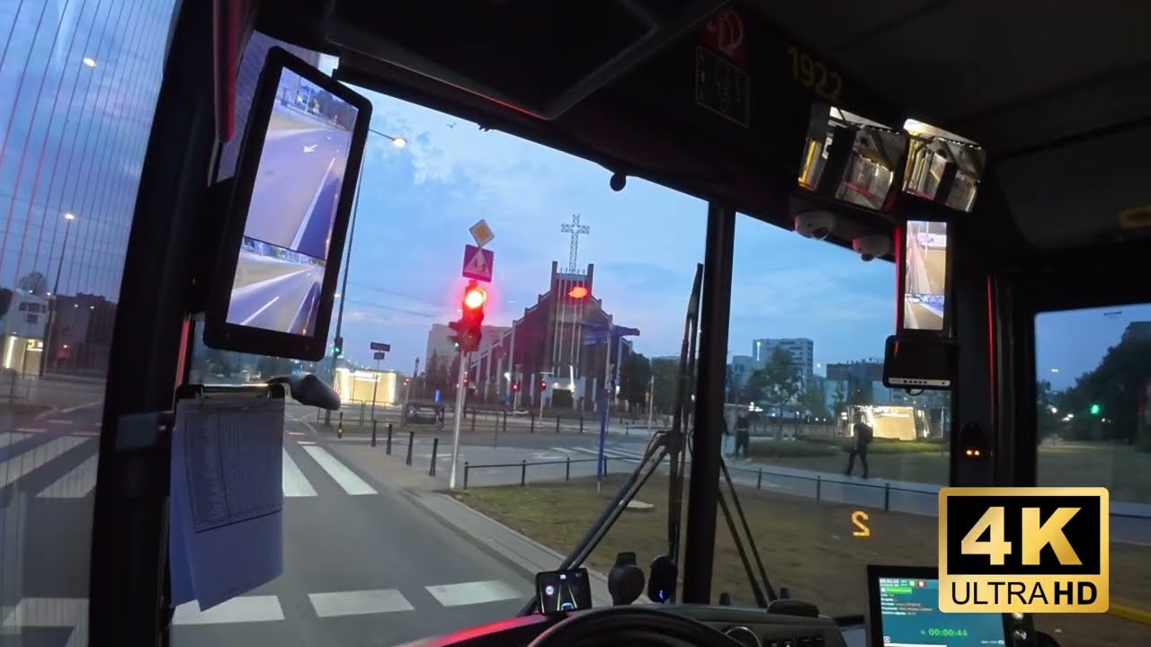 Warszawa - Linia 134 - Autobusem ZTM - Metro Marymont - Olesin
