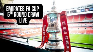 FA CUP 5TH ROUND DRAW LIVE STREAM HD !!!!