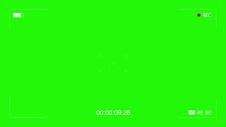 Camera recording green screen