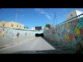 Driving in Tunisia جولة في تونس :  Ezzahra (الزهراء)