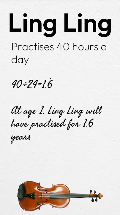 Ling Ling the Violin Prodigy