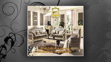 Sofa cổ điển Châu Âu, sofa Châu Âu đẹp 2015, sofa Châu Âu dát vàng, sản xuất sofa cổ điển Châu Âu