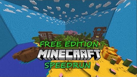 Minecraft Free Edition Speedrun v1.2 [01.25] [WR] | Маинкрафт спидран Free Edition [01.25]@hispane