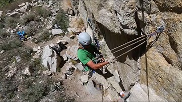 Aid Climbing & Big Walls: 15. How to Pendulum & Lower Out While Cleaning | Climbing Tech Tips