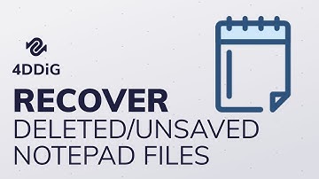 [2023]How to Recover Deleted Notepad Files on Windows 10/11|Recover Unsaved Notepad Files