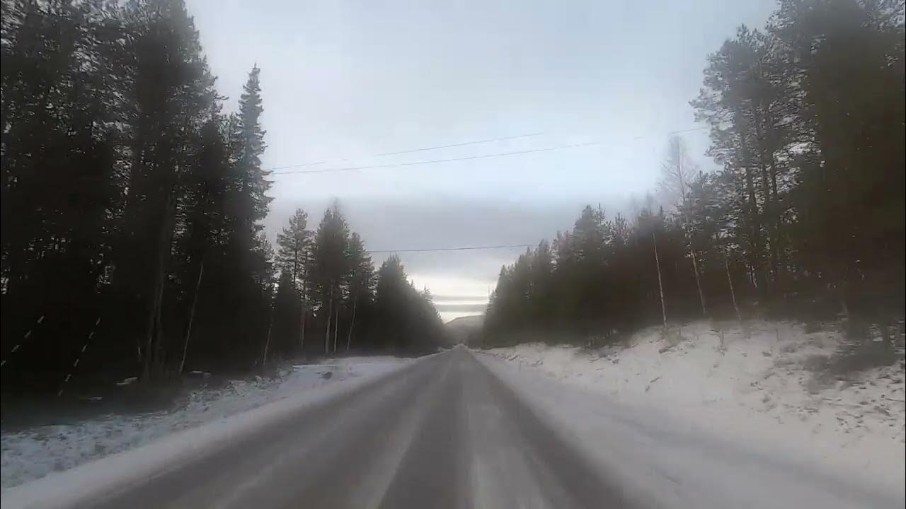 Finlande Laponie Parc de Pyhä Luosto / Finland Lapland Entrance to Pyhä