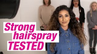 How Strong Is Strong-hold Hairspray? | Superdrug Put It To The Test