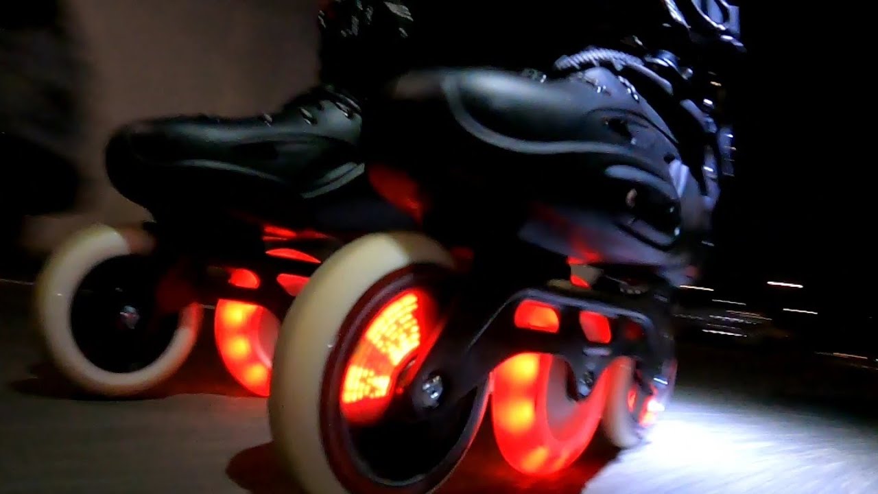 Powerslide Grafix wheel  luminous Inline wheel Powerslide Imperial SuperCruiser 110