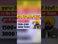 11 ਜੂਨ 2026 ਤੋਂ ਵੱਡੇ ਐਲਾਨ | 2500 Pension | Ration Card Update || 1000 Woman Scheme | #pension #news
