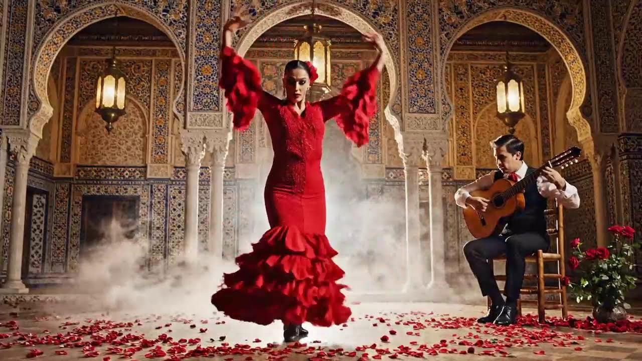A BEAUTIFUL FLAMENCO GUITAR! Guitar & Oud Fusion That Warms the Heart | Flamenco Music Dance 🌙