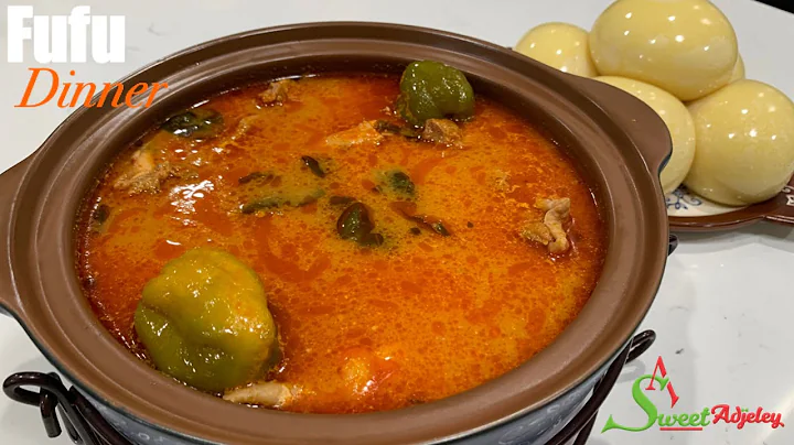 Let’s Make Fufu With Chicken Light Soup | Fufu With Chicken Pepper Soup | Sunday Dinner