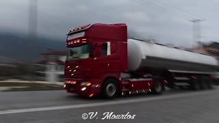 Compilation With Different Trucks - Scania Volvo Man Daf & More - Truck Film Mix