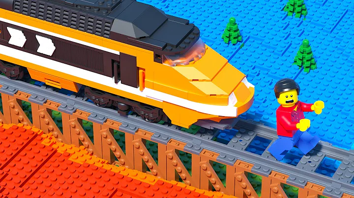 LEGO Train Lava Ride Fail