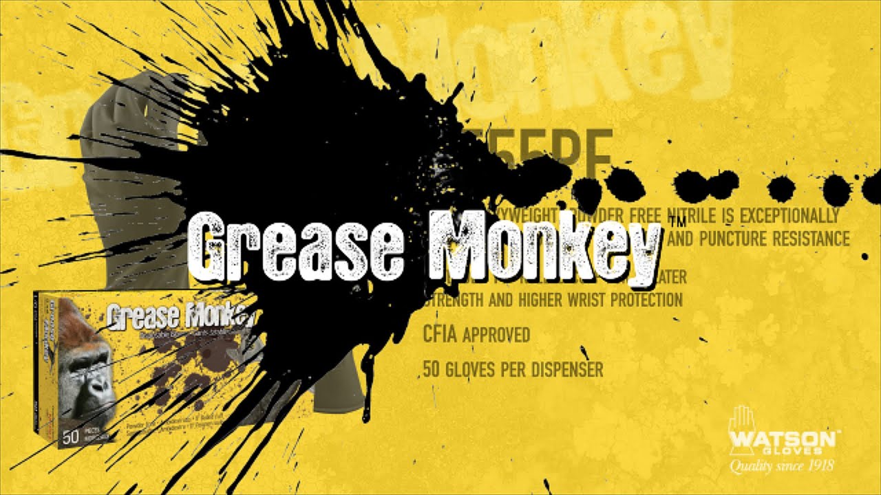Watson Grease Monkey 8 mil Nitrile Disposable Gloves 