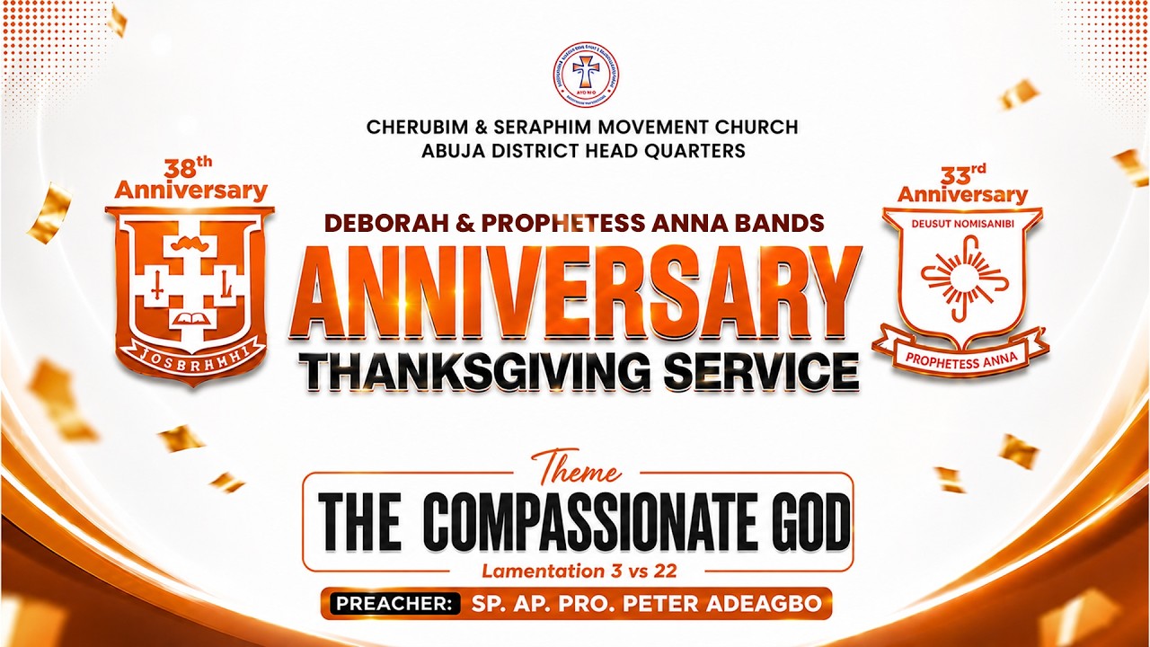 THE COMPASSIONATE GOD | SUNDAY SERVICE | 16TH AUGUST, 2026