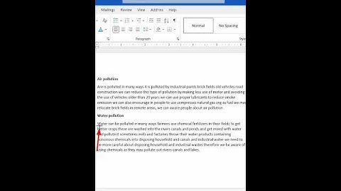 Use Justify Alignment on MS Word