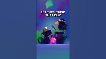 2.5D magic in a blender workflow is amazing 🔮 #blender3d #b3d #animation #3dart #shaders