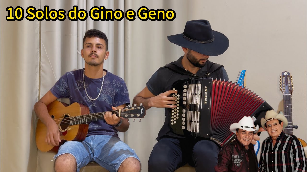 10 Solos do Gino e Geno na Sanfona de 08 Baixos - YouTube