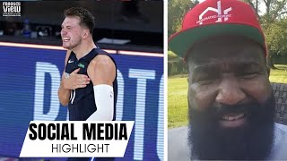Kendrick Perkins Reacts to Luka Doncic Game Winner \& Rips LA Clippers\/Paul George for Blowing Lead
