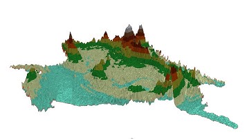 How to create 3D map with Arcgis and Arcscene using DEM data