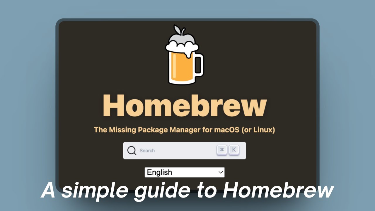 A simple guide to Homebrew