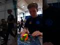 How I solved a 2x2 cube in 0.6s #rubikscube #cubing