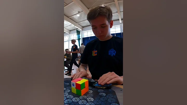 How I solved a 2x2 cube in 0.6s #rubikscube #cubing