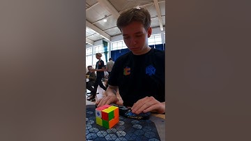 How I solved a 2x2 cube in 0.6s #rubikscube #cubing