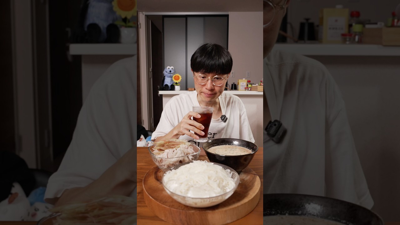 ０カロリーのグリーンコーラと豚しゃぶソーメン #アサヒ飲料 #gifted #greencola